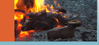 Campfire on Beach at the Walla Walla College Marine Station